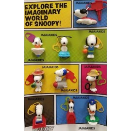 NEW IN SEALED PACKAGES McDonalds 2018 SNOOPY Complete Set of 10 - FREE PRIORITY - ON HAND