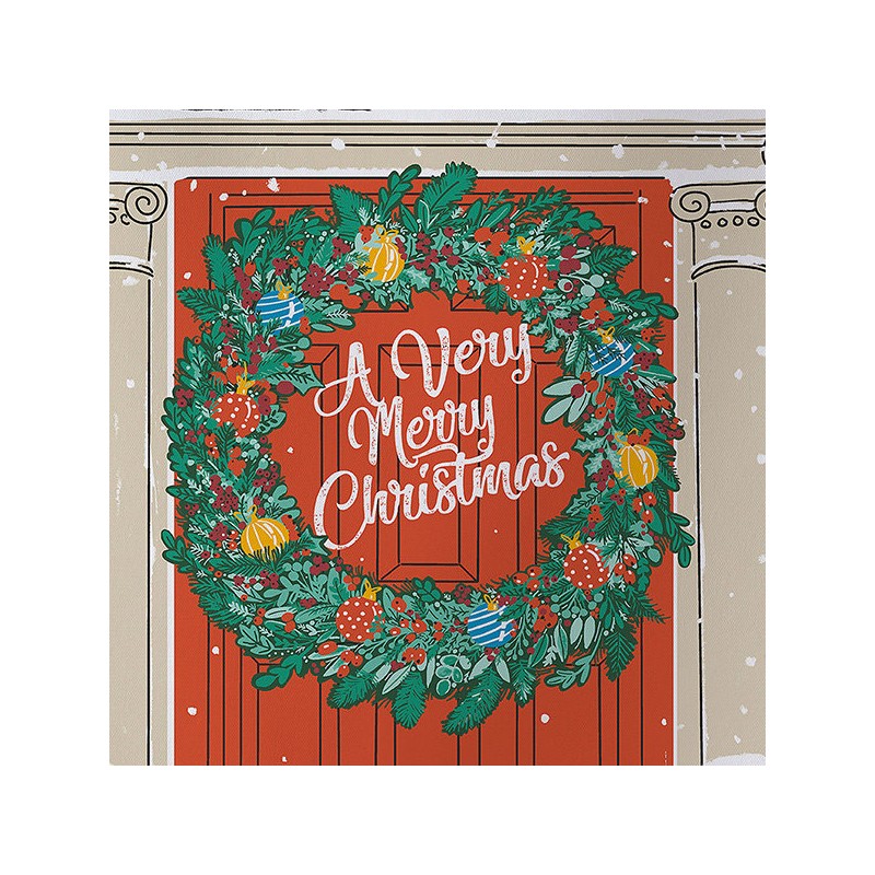 Ulster Weavers Christmas Wreath Cotton Tea Towel / 울스터위버스 크리스마스