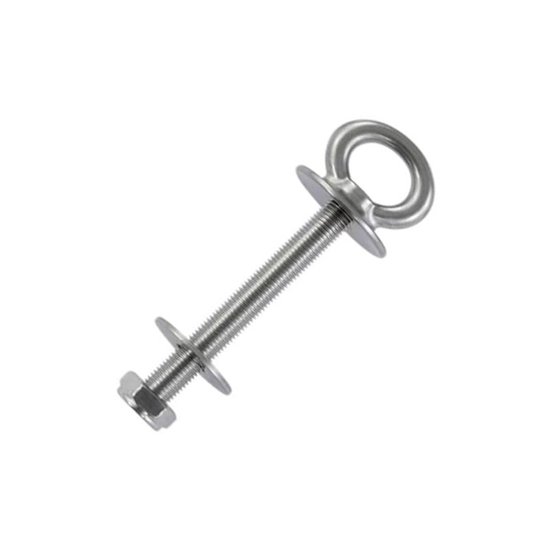 Eye Bolt with Collar 8 x 50 Stainless Steel A4