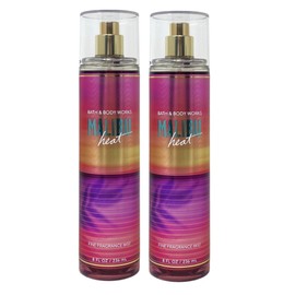 Bath and Body Work Malibu Heat 2 Pack Fine Fragrance Mist Bundle - Full Size