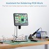 Digital Microscope 10.1 Inch 260X Coin Magnifier LED Light Soldering