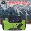 SurvivorX WB02 Solar & Hand Crank Emergency Radio with LED