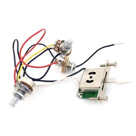 Wiring Harness for Telecaster- 1 Volume, 1 Tone, 3-Way Lever Switch & Jack for Tele Guitars