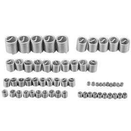 60pcs Stainless Steel Thread Repair Sleeve Kit M3 M4 M5 M6 M8 M10 Wire Screw Sleeve Assortment Kit