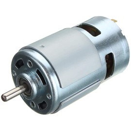 Puly DC 775 Motor 24V 20000RPM 775 Motor Ball Bearing Large Torque High Power Low Noise DC Motor for Electrical Tools 2-Pack（with Bracket）