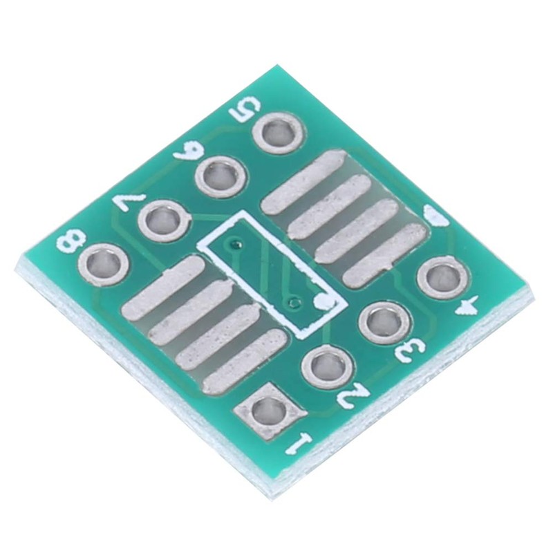 100Pcs Adapter Board SOP8 SSOP8 TSSOP8 to DIP8, SOP8 Interposer
