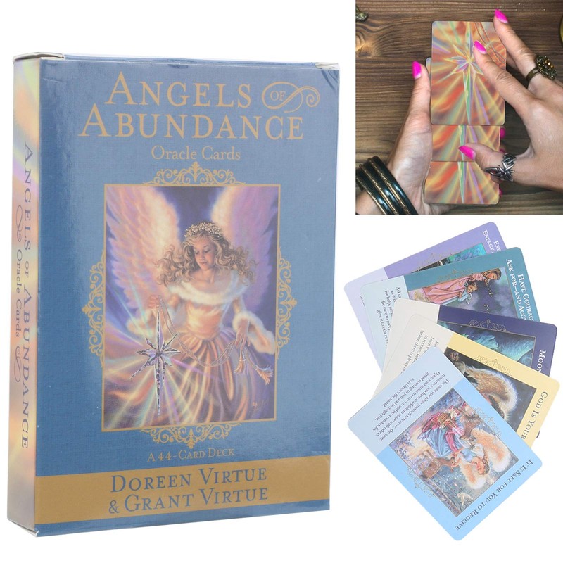 bouti1583 Angels of Abundance Oracle Cards 44 Cards Exquisite Light
