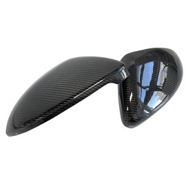 Real Carbon Fiber Side Mirror Caps Rearview Side Mirror Covers for Volkswagen VW Golf R Mk7 Mk7.5 2015-2019 and Golf GTI MK7 MK7.5 2015-2021
