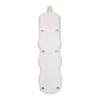 feletec 3-Way Power Strip without Cable and Plug Colour: White