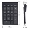 Wireless Numeric Keypad, 2.4GHz Portable Number Pad with USB Receiver,