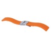 Gleader Orange Rubber Watch Strap Band Deployment Buckle Waterproof 22mm