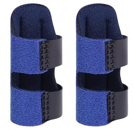 2 Pieces Finger Splints, Finger Straightening Splint for Arthritis Finger Support for Broken and Tense Trigger Fingers (Blue)