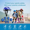 7pcs Kids Helmet Set Knee Pads Elbow Pads Wrist Guards