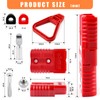 Zhushan 4PCS 1/0 AWG 175A Battery Quick Connect/Disconnect Plugs (Red),