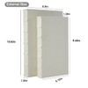 Decorative Books with White Faux Leather,Decorative Book Box for Home
