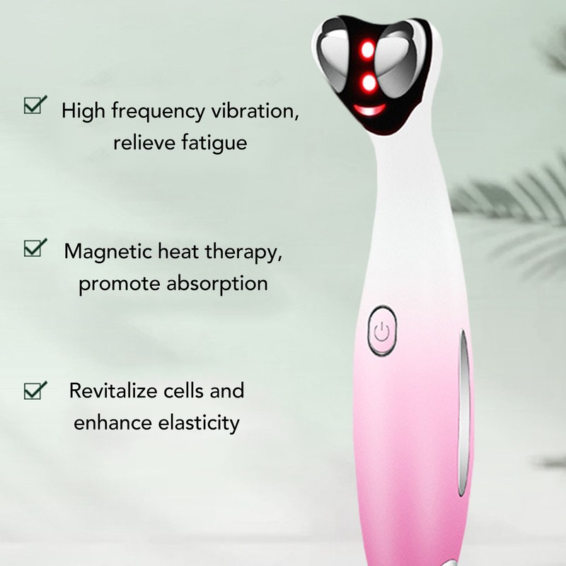 Eye Massage Machine Blue Red Light High Frequency Vibration Hot