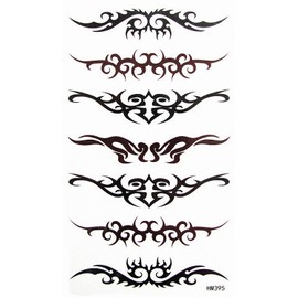 MapofBeauty Tribal Armband Temporary Waterproof Tattoo Sticker(2 pcs/lot)