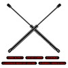 BESTAOO Front Hood Lift Supports Shocks for 2018-2024 2025 Jeep