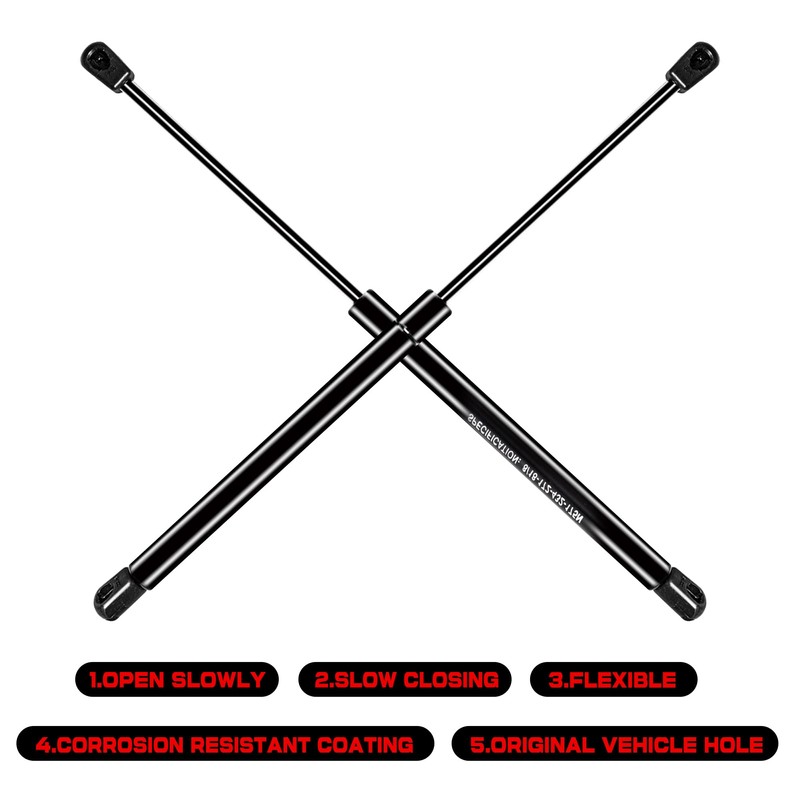 BESTAOO Front Hood Lift Supports Shocks for 2018-2024 2025 Jeep