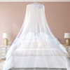 AWAVM White Dome Mosquito Net, Mosquito Net without Door, Double