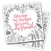 Vinyl Square Stickers (Set of 2) 7.5cm - Mother's Day
