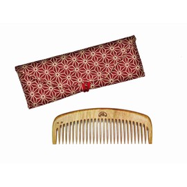 Minebari Comb ~ Made by Japanese boxwood comb craftsmen ~ Detangling comb 3 sun 5 bu (coarse teeth)
