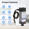 Geevorks 5.5W Laser Module 450nm Engraving Laser Head Adjustable Focal