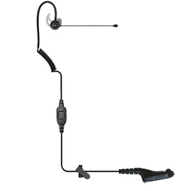 Klein Electronics Comfit-M7 Single-Wire Noise Canceling Boom Microphone with Flat PTT | Compatible with Motorola Radio Models Only (Works with M7 Connector pin)