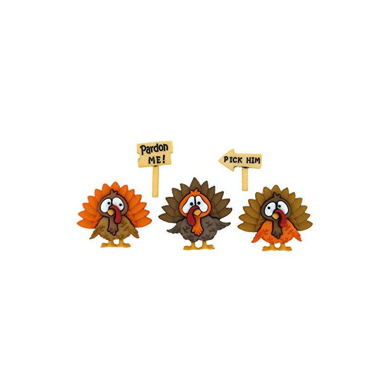 Dress It Up Buttons 8815 Turkey Trot