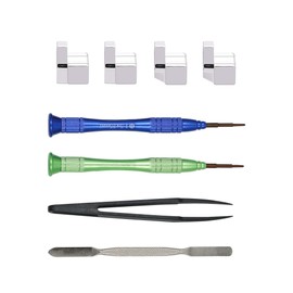 Mcbazel Replacement Metal L/R Lock Buckle Set with Open Tool for NS Switch Joy Con Controller