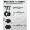 Felixstory 10x3 Off-road Solid Tire, 255x80(80/65-6) Tubeless Scooter Snow Tire