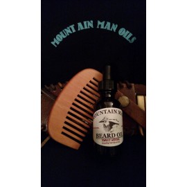 MOUNTAIN MAN OILS BEARD OIL & ROSEWOOD COMB COMBO PACK