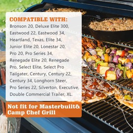 Replacement Waterproof Meat Probe 2 PCS Compatible with Traeger BBQ Grills, 3.5 mm Plug Meat BBQ Digital Thermostat Probes, Set of 2