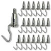 ZERONOWA Picture Rail Wire Hooks Hanger Hanging Adjustable Hooks (Set