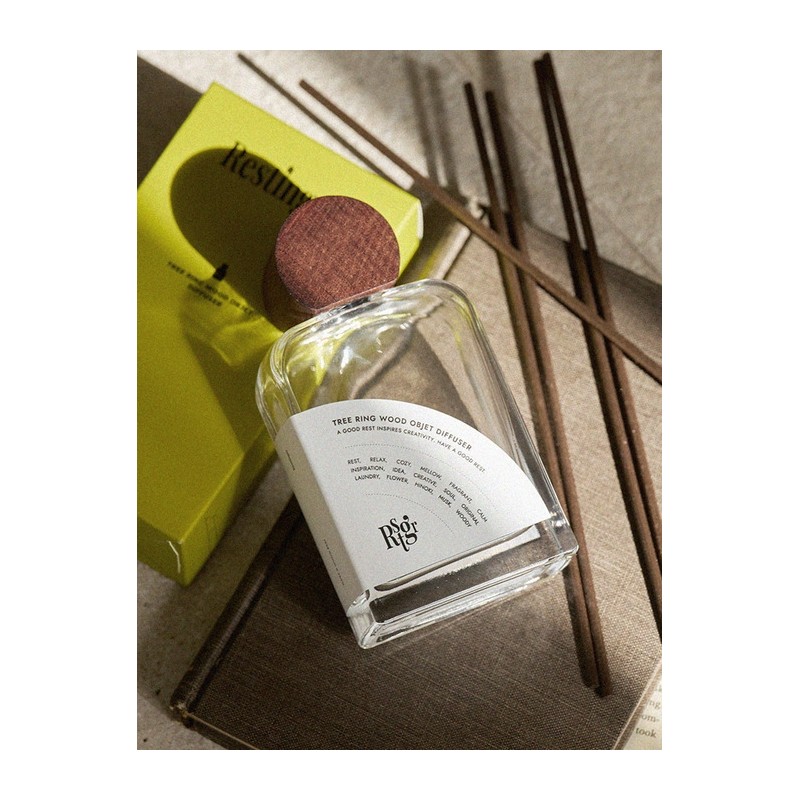 Tree ring wood object diffuser indoor air freshener housewarming gift