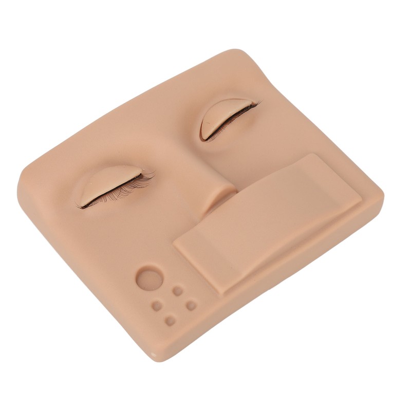 Eyelash Mannequin Head Replaced Eyelids Realistic Reusable 3D Lash Extension