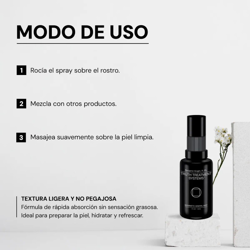 Truth Treatments Biomimetic Mineral Mist 100ml Hidratante
