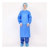 Hygene Disposable Blue Color Level 3 Isolation Gown With Long