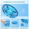 Kriogor UFO Mini Drone for Kids Drone Hand Control,Interactive Infrared