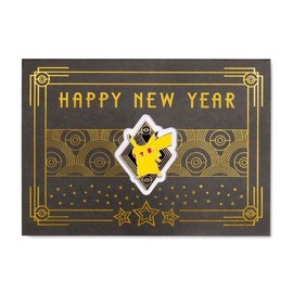 Pokémon Center: Pikachu Grand New Year Pokémon Pin & Greeting Card