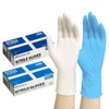 Happy Sale Gloves Trinitrile Gloves 100 Sheets White Blue SML/Latex Food Gloves, (GBAS1) White S / 해피세일 글러브트리니트릴장갑100매 화이트 블루S M L/라텍스 식품용장갑, (GBAS1)화이트S