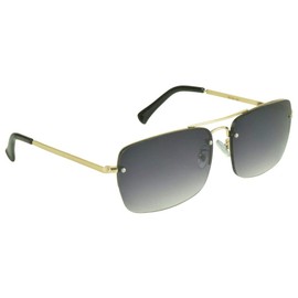 proSPORT Aviator Sunglasses Readers Full Lens Tinted Reading Gradient Grey Lens Gold Frame +2.75 Men Women NOT BIFOCAL