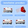 FXNX DIY Car Bumper Guard Rear Bumper Protector 5PCS Car