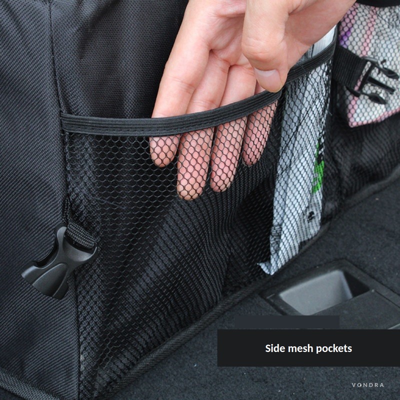 Car Trunk Storage Box for Cargo Organization – Folding Design