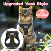 Cat Harness with Leash Set Mesh No Pull Reflective Escape