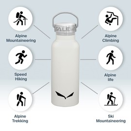 SALEWA Unisex - Adult Valsura Insul BTL 0.45 L Bottle, Grey, Normal