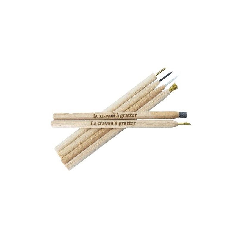 Le Crayon a Gratter Conservator Cleaning Restoration Pencils for Coins