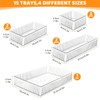 Makeup Drawer Organiser Storage Trays - 7pack Stackable Jewellery Drawer
