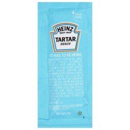 Heinz Kraft Tartar Sauce Single Serve Packets 200 Count 0.4 Ounce for Dipping