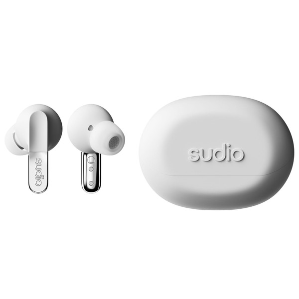 SUDIO N3 Pro (Chrome White) Wireless Earphones, In-Ear Type, Bluetooth